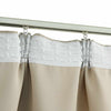 Vidaxl gordijnen verduisterend met haken 2 st 140x175 cm beige