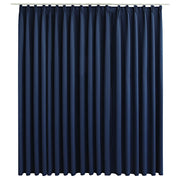 Vidaxl gordijn verduisterend met haken 290x245 cm blauw - afbeelding 2