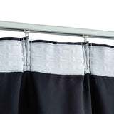 Vidaxl gordijnen verduisterend met haken 2 st 140x225 cm antraciet - afbeelding 3