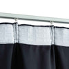 Vidaxl gordijnen verduisterend met haken 2 st 140x245 cm antraciet