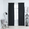 Vidaxl gordijnen verduisterend met haken 2 st 140x245 cm antraciet