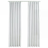 Vidaxl gordijnen verduisterend met haken 2 st 140x225 cm gebroken wit