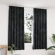 Vidaxl gordijnen verduisterend 2 st met haken 140x175 cm fluweel antraciet