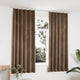 Vidaxl gordijnen verduisterend 2 st met haken 140x175 cm fluweel beige