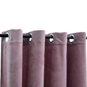 Vidaxl gordijnen verduisterend met ringen 2 st 140x225 cm fluweel roze - afbeelding 3