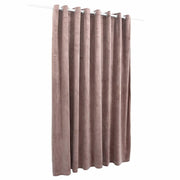 Vidaxl gordijn verduisterend met ringen 290x245 cm fluweel antiekroze - afbeelding 3