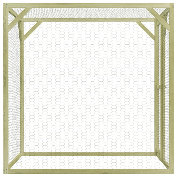 VidaXL Kippenhok 1,5x1,5x1,5 m geïmpregneerd grenenhout