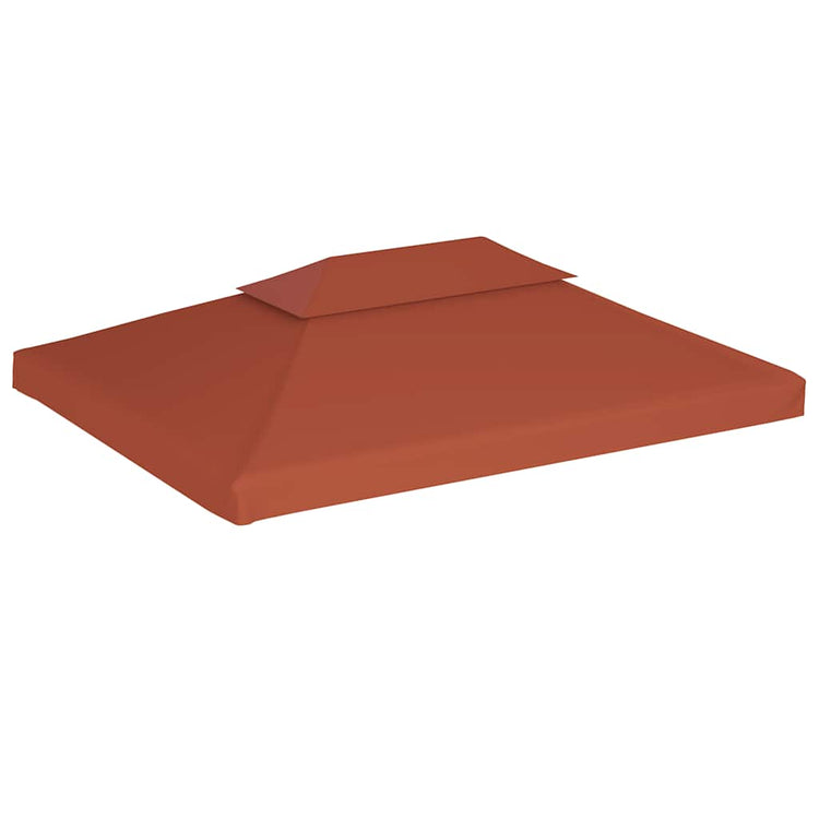 Vidaxl prieeldak 2-laags 310 g m² 4x3 m terracottakleurig