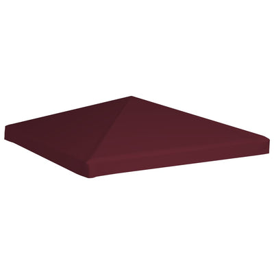 Vidaxl prieeldak 310 g m² 3x3 m bordeaux