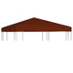 Vidaxl prieeldak 310 g m² 3x3 m terracota