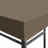 Vidaxl prieeldak 310 g m² 3x4 m taupe - afbeelding 3
