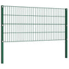 Vidaxl schuttingpaneel met palen ijzer 349x80 cm groen