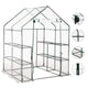 Vidaxl tuinkas met 8 schappen 143x143x195 cm