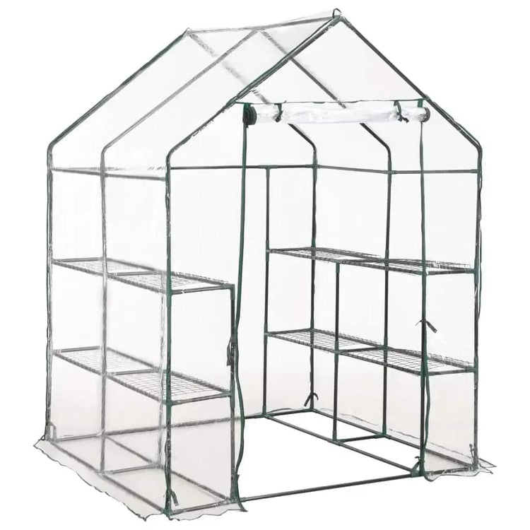 Vidaxl tuinkas met 8 schappen 143x143x195 cm