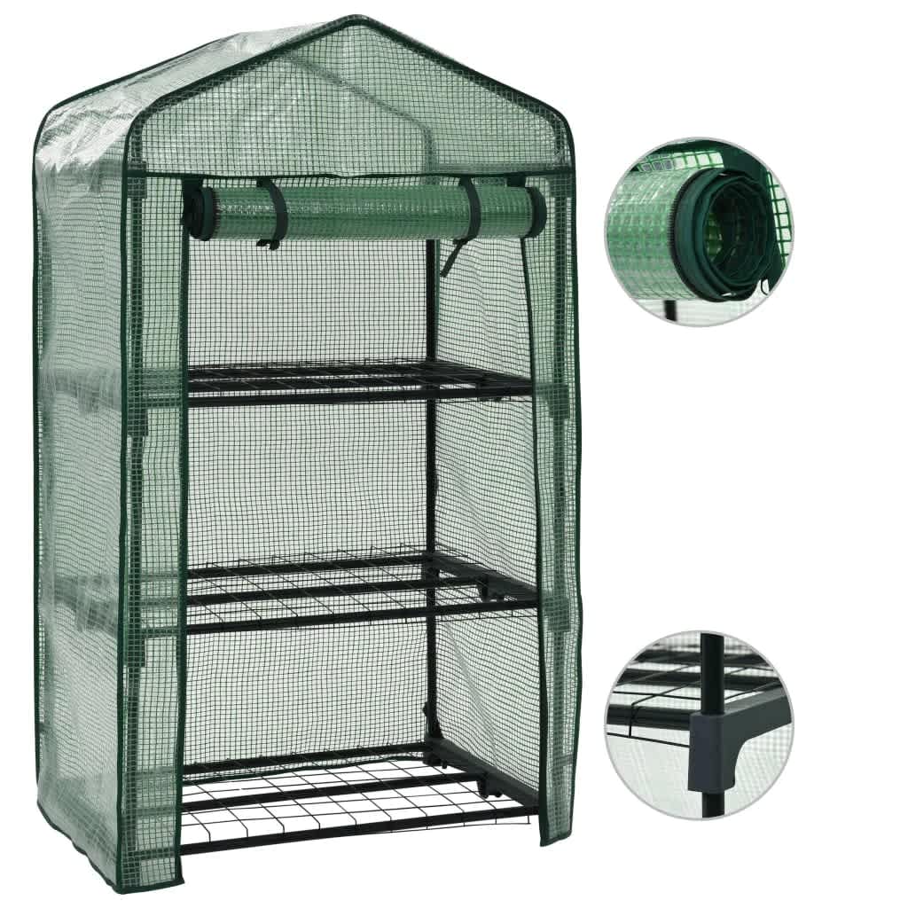 Vidaxl minikas 3-laags 69x49x125 cm