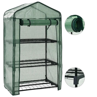 Vidaxl minikas 3-laags 69x49x125 cm