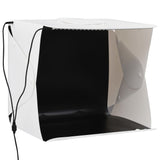 Vidaxl foto-opnamebox met led inklapbaar 40x34x37 cm kunststof wit - afbeelding 2