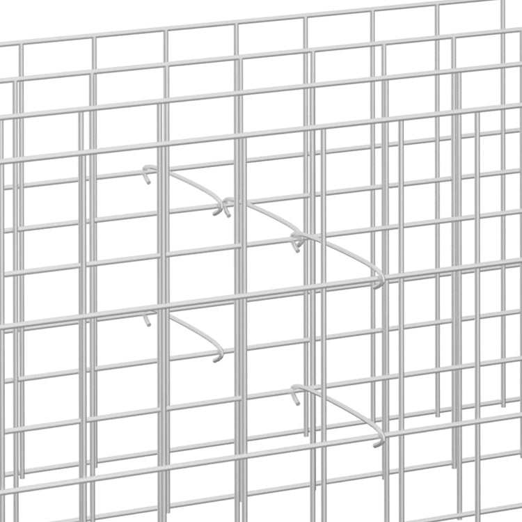 Vidaxl gabionhaken 100 st 15 cm gegalvaniseerd staal