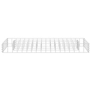 Vidaxl gabion plantenbak verhoogd 90x30x10 cm gegalvaniseerd staal - afbeelding 3