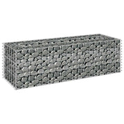 Vidaxl gabion plantenbak verhoogd 90x30x30 cm gegalvaniseerd staal - afbeelding 3