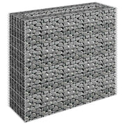 Vidaxl gabion plantenbak verhoogd 90x30x90 cm gegalvaniseerd staal - afbeelding 3