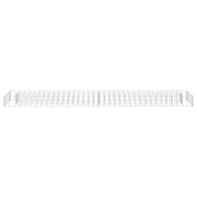 Vidaxl gabion plantenbak verhoogd 180x30x10 cm gegalvaniseerd staal - afbeelding 3