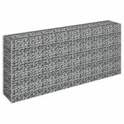 Vidaxl gabion plantenbak verhoogd 180x30x90 cm gegalvaniseerd staal - afbeelding 3