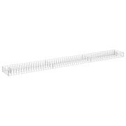 Vidaxl gabion plantenbak verhoogd 270x30x10 cm gegalvaniseerd staal - afbeelding 2