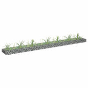 Vidaxl gabion plantenbak verhoogd 270x30x10 cm gegalvaniseerd staal - afbeelding 1