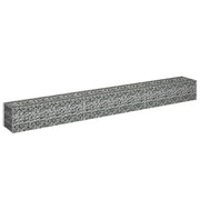 Vidaxl gabion plantenbak verhoogd 270x30x30 cm gegalvaniseerd staal - afbeelding 3