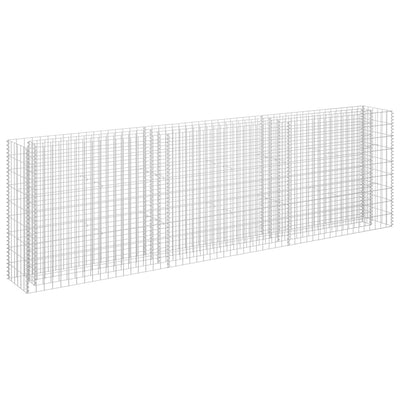 Vidaxl gabion plantenbak verhoogd 270x30x90 cm gegalvaniseerd staal