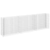 Vidaxl gabion plantenbak verhoogd 270x30x90 cm gegalvaniseerd staal