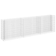 Vidaxl gabion plantenbak verhoogd 270x30x90 cm gegalvaniseerd staal - afbeelding 2