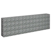 Vidaxl gabion plantenbak verhoogd 270x30x90 cm gegalvaniseerd staal - afbeelding 3