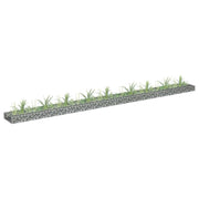 Vidaxl gabion plantenbak verhoogd 360x30x10 cm gegalvaniseerd staal - afbeelding 1