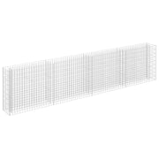 VidaXL Gabion plantenbak verhoogd 360x30x90 cm gegalvaniseerd staal - afbeelding 2