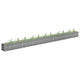 Vidaxl gabion plantenbak verhoogd 450x30x30 cm gegalvaniseerd staal