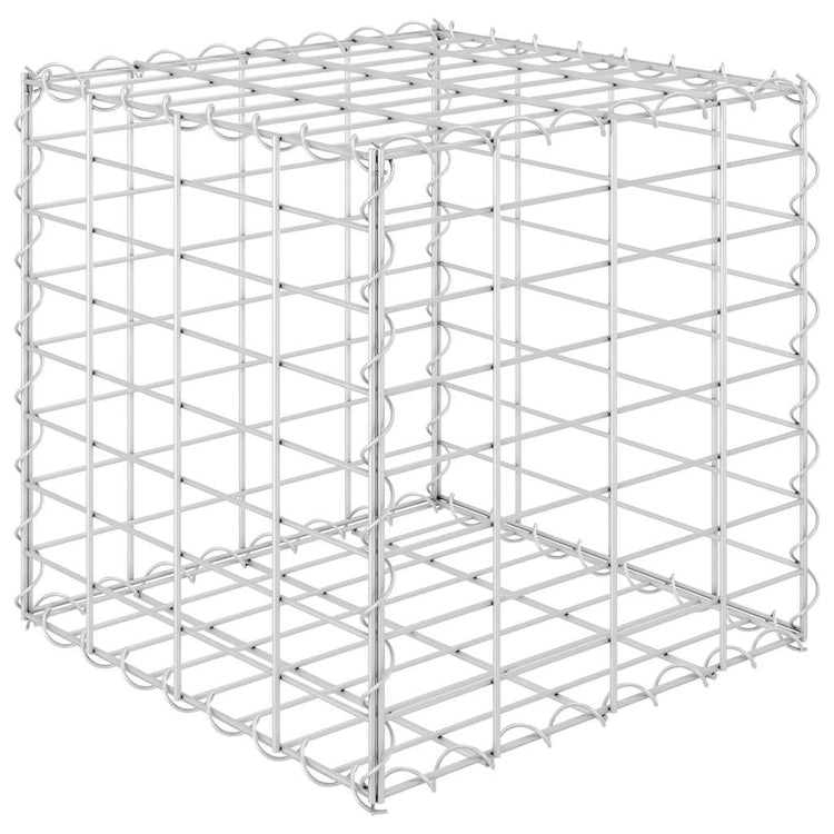 Vidaxl gabion plantenbak verhoogd kubus 40x40x40 cm staaldraad
