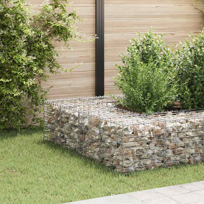 Vidaxl gabion plantenbak verhoogd kubus 40x40x40 cm staaldraad