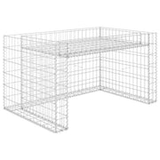 Vidaxl grasmaaieroverkapping met plantenbak 110x80x60cm staaldraad - afbeelding 2