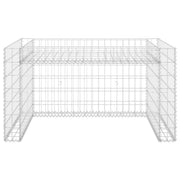 Vidaxl grasmaaieroverkapping met plantenbak 110x80x60cm staaldraad - afbeelding 3