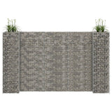 VidaXL Gabion plantenbak H-vormig 260x40x150 cm staaldraad - afbeelding 1
