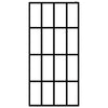Vidaxl inloopdouchewand 80x195 cm transparant gehard glas