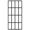 Vidaxl inloopdouchewand 100x195 cm transparant gehard glas