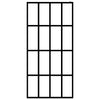 Vidaxl inloopdouchewand 90x195 cm mat gehard glas