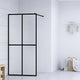 Vidaxl inloopdouchewand 80x195 cm mat gehard glas