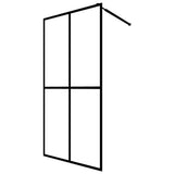 Vidaxl inloopdouchewand 90x195 cm mat gehard glas - afbeelding 2