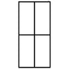 Vidaxl inloopdouchewand 100x195 cm mat gehard glas
