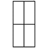 Vidaxl inloopdouchewand 118x190 cm mat gehard glas