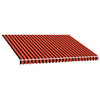 Vidaxl luifeldoek 350x250 cm canvas oranje en bruin